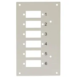 Panel Przedni Do Przełącznicy Techly 109801 Na 6 Adapterów